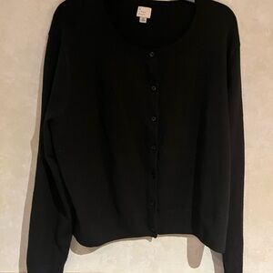 a new day Women's Classic Black Cardigan